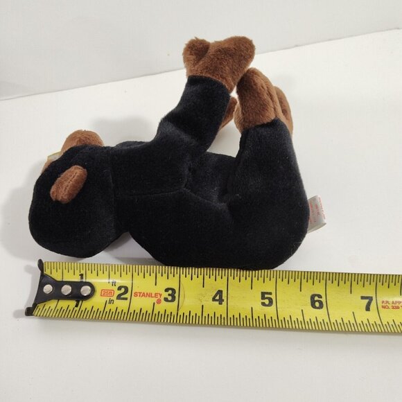 Ty Beanie Babies Congo Gorilla Monkey Plush Stuffed Animal Toy Black Brown 6 in - Picture 8 of 8
